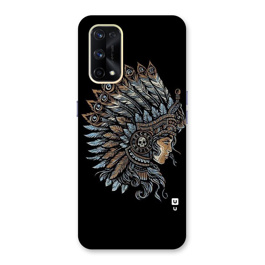 Tribal Design Glass Back Case for Realme X7 Pro