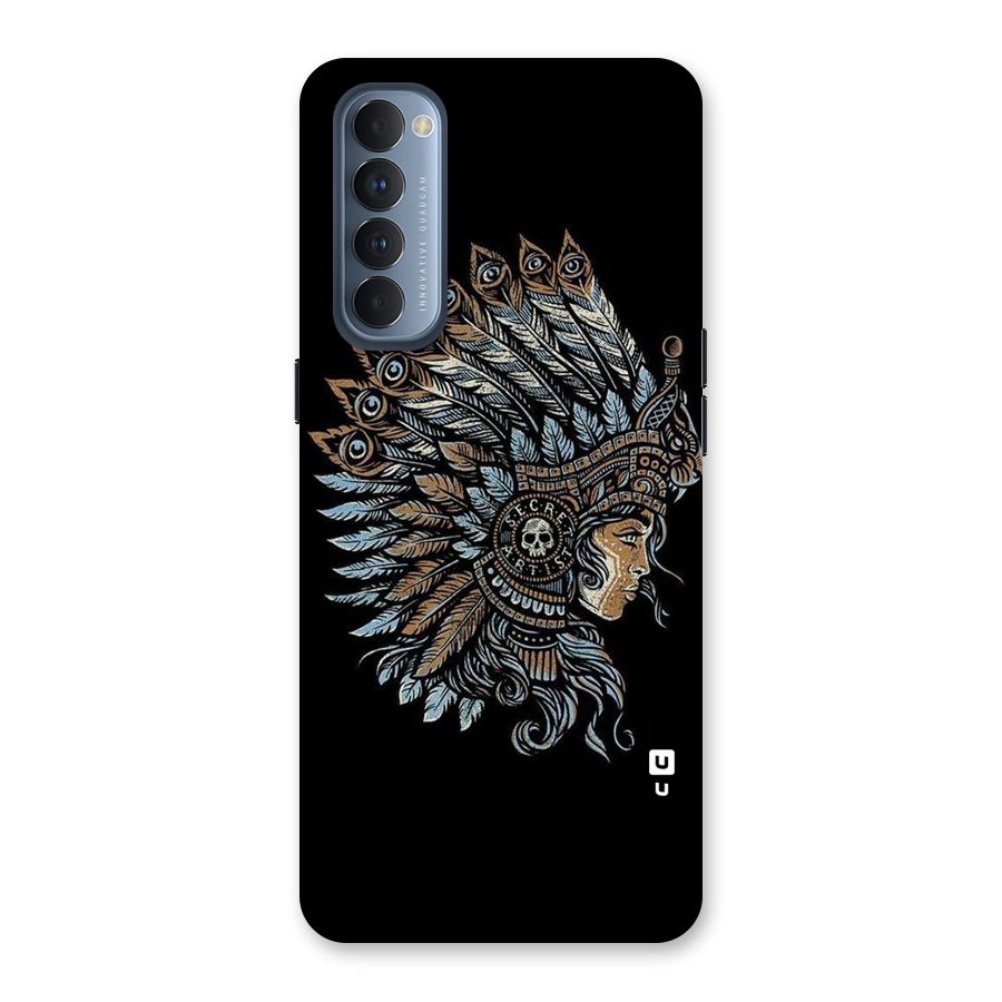 Tribal Design Back Case for Reno4 Pro