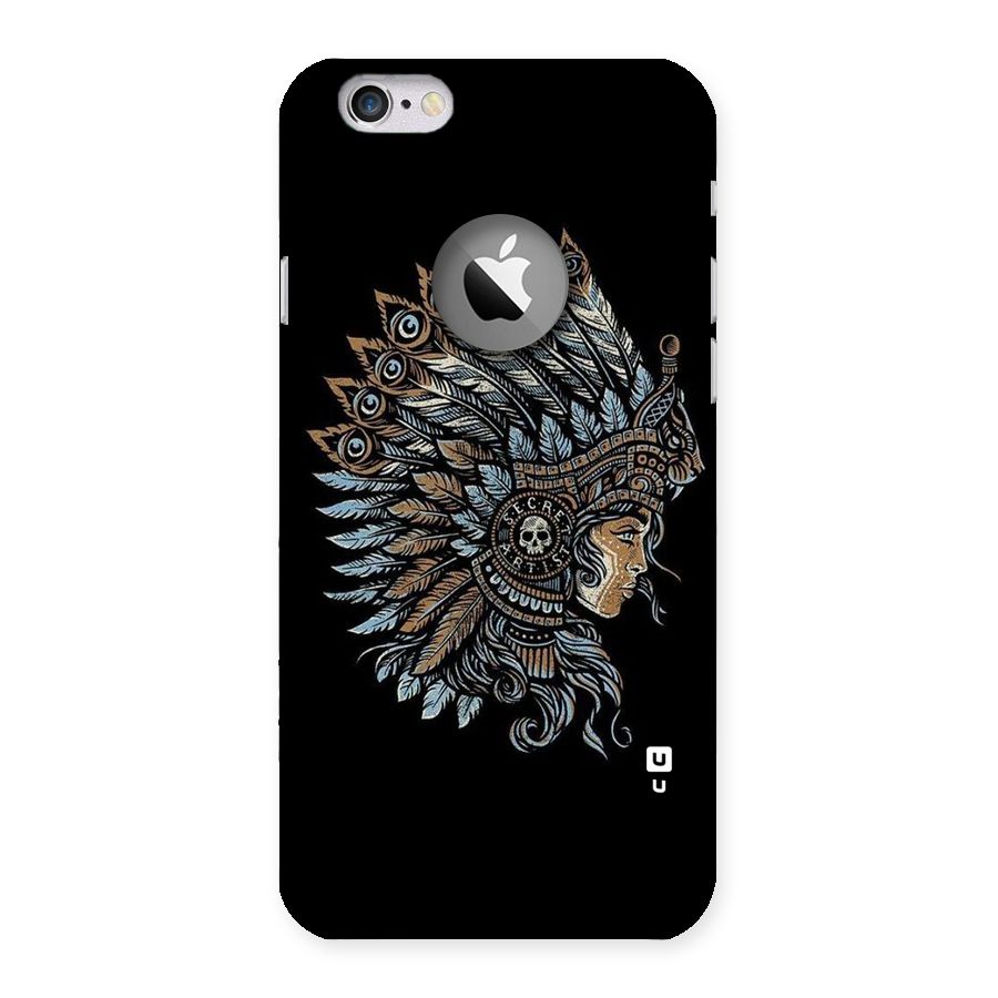 Tribal Design Back Case for iPhone 6 Logo Cut