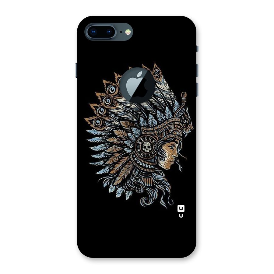 Tribal Design Back Case for iPhone 7 Plus Logo Cut