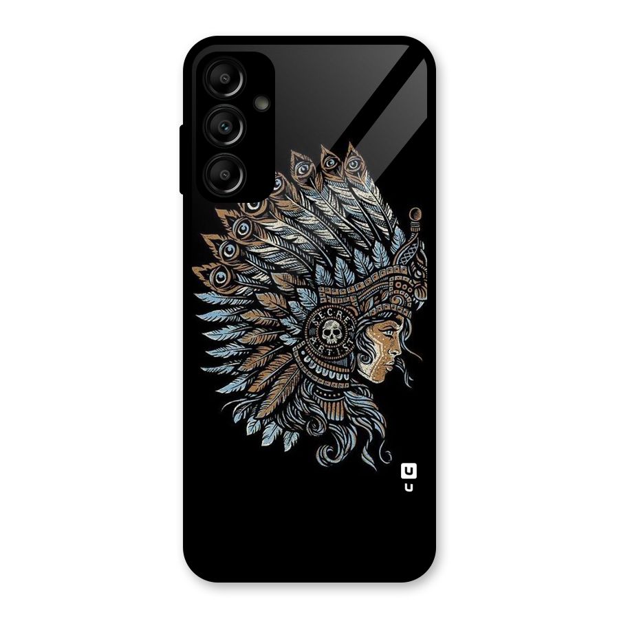 Tribal Design Glass Back Case for Galaxy A14 5G