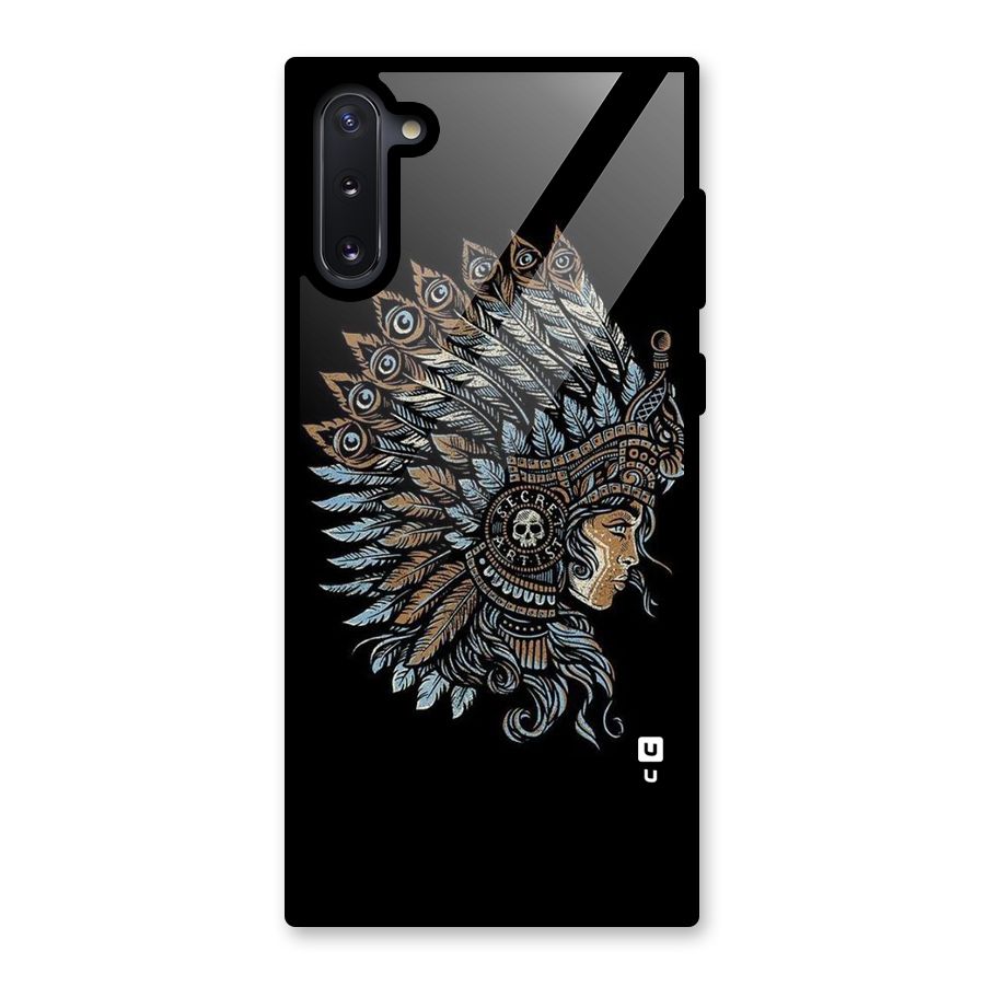 Tribal Design Glass Back Case for Galaxy Note 10