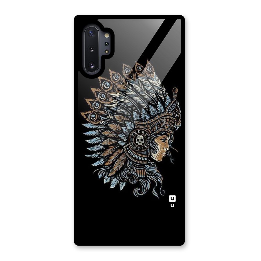 Tribal Design Glass Back Case for Galaxy Note 10 Plus