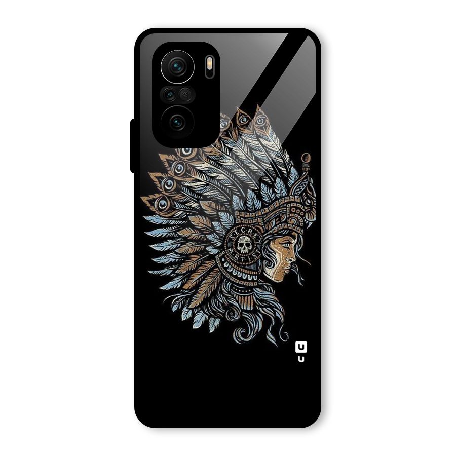Tribal Design Glass Back Case for Mi 11x
