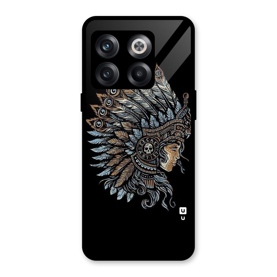 Tribal Design Glass Back Case for OnePlus 10T