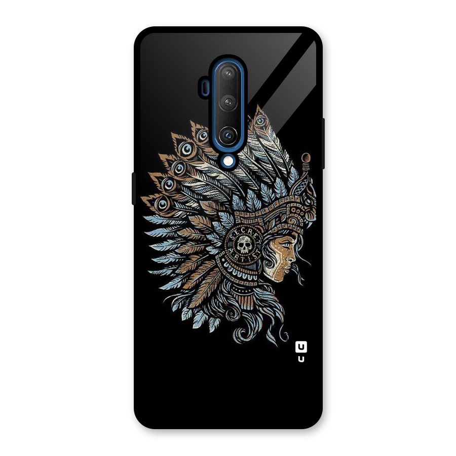 Tribal Design Glass Back Case for OnePlus 7T Pro