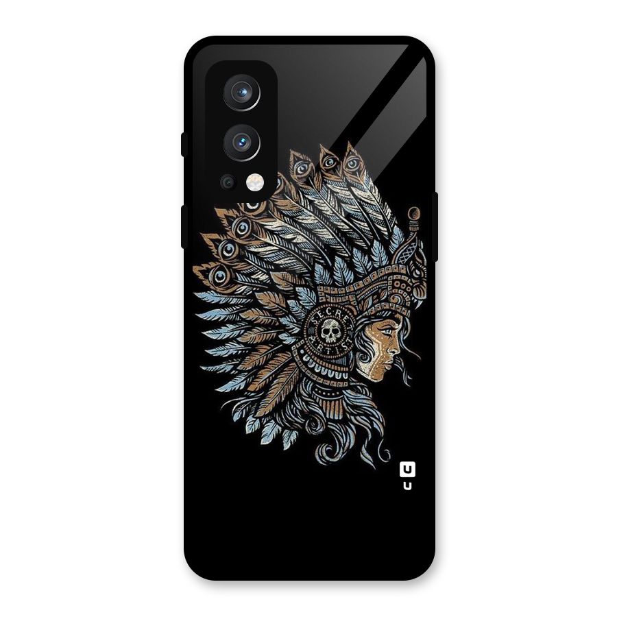 Tribal Design Glass Back Case for OnePlus Nord 2 5G