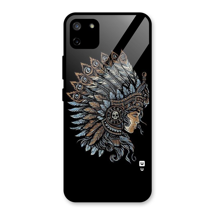 Tribal Design Glass Back Case for Realme C11
