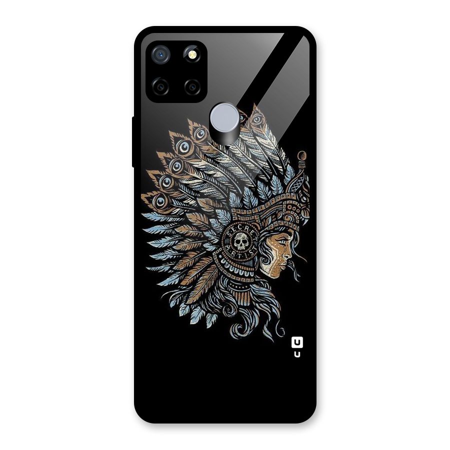 Tribal Design Glass Back Case for Realme C12