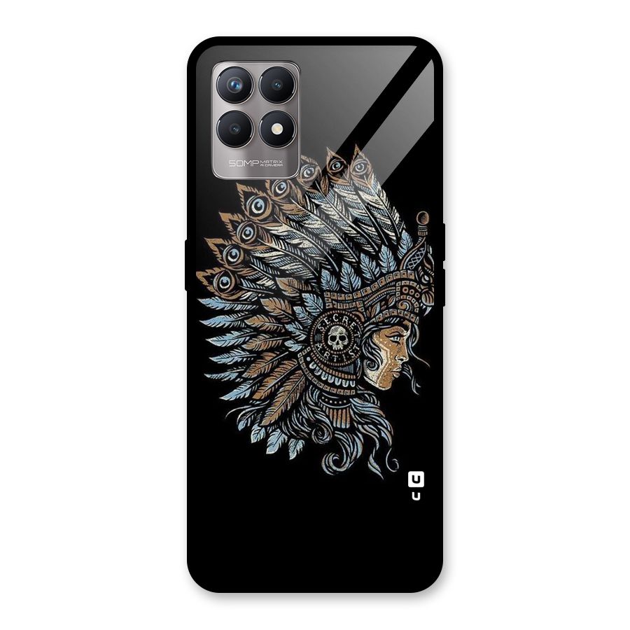 Tribal Design Glass Back Case for Realme Narzo 50