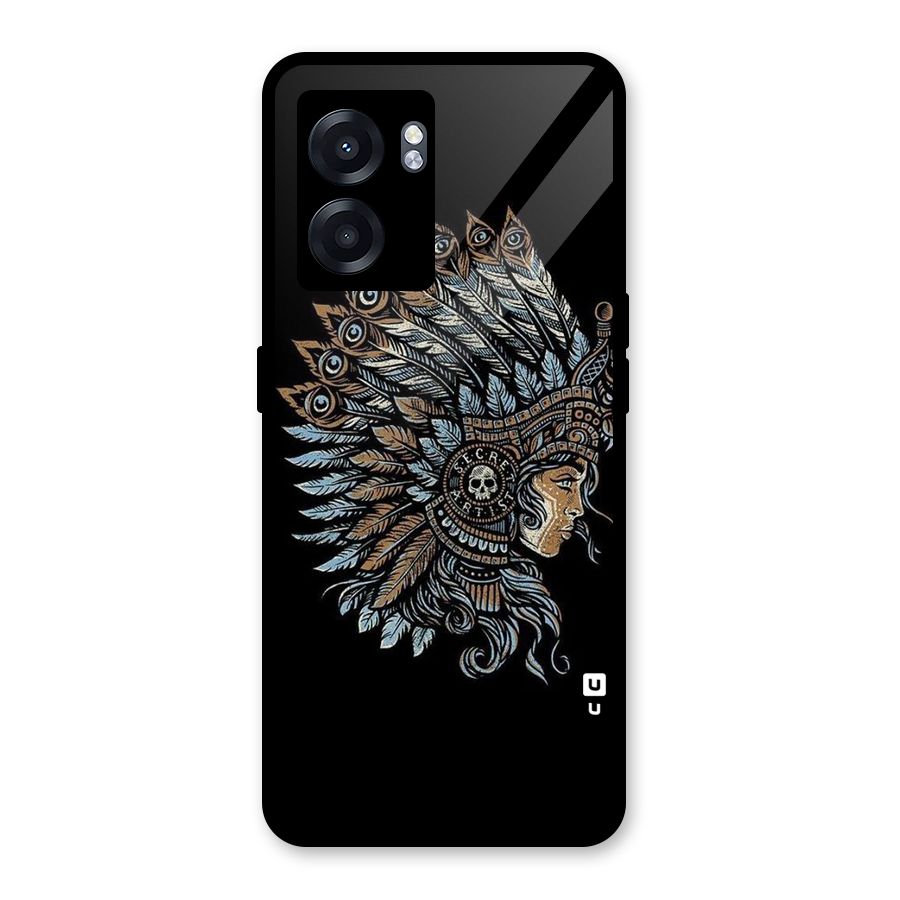 Tribal Design Glass Back Case for Realme Narzo 50 5G