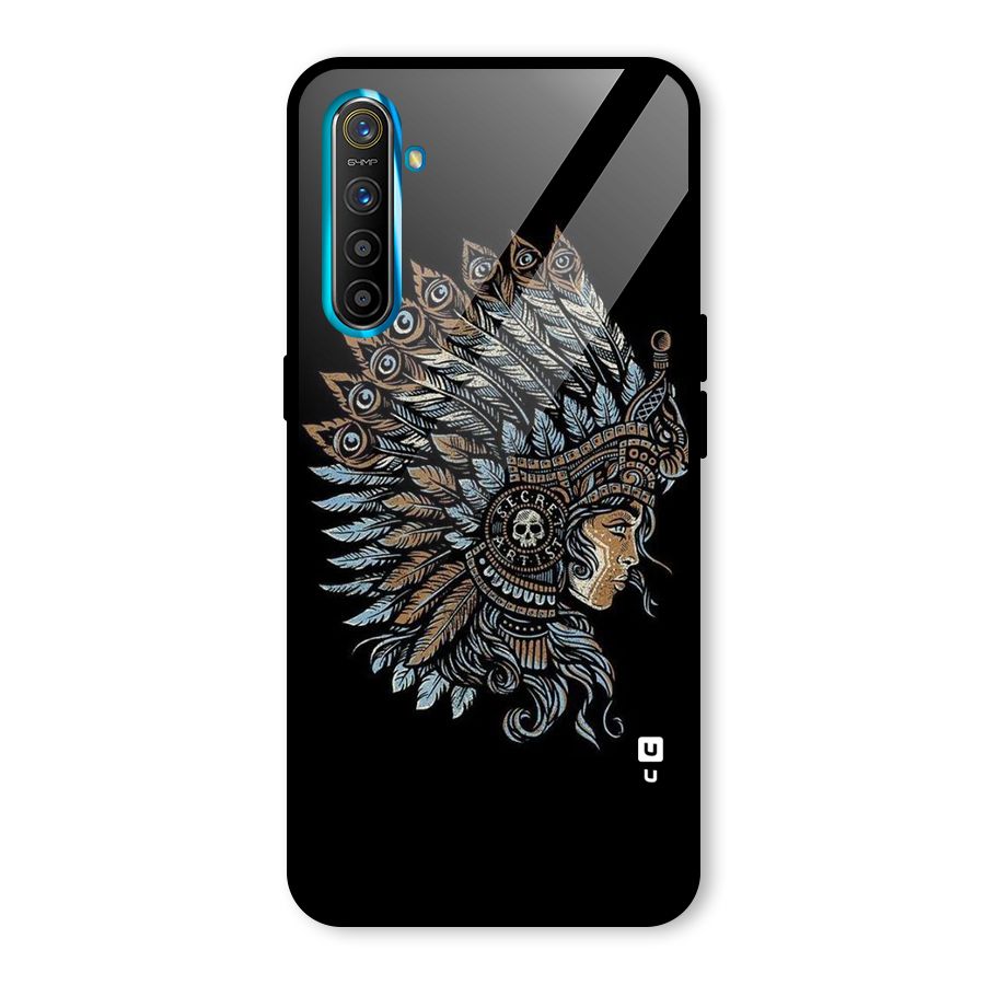 Tribal Design Glass Back Case for Realme X2