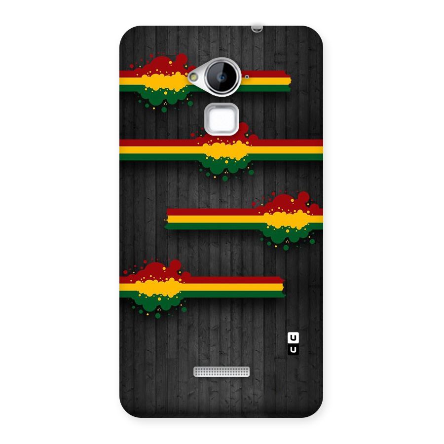 Tricolor Splash Design Back Case for Coolpad Note 3