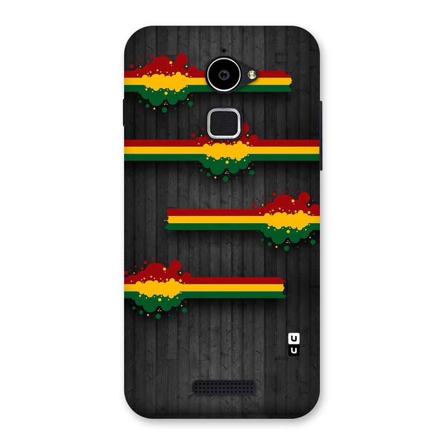 Tricolor Splash Design Back Case for Coolpad Note 3 Lite