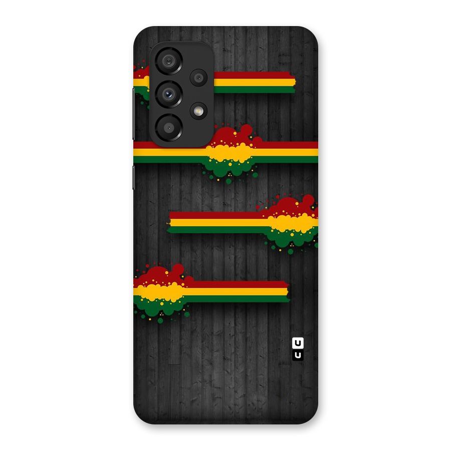 Tricolor Splash Design Back Case for Galaxy A33 5G
