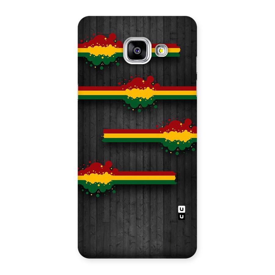Tricolor Splash Design Back Case for Galaxy A5 2016
