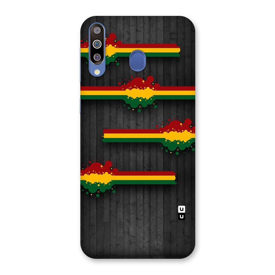 Tricolor Splash Design Back Case for Galaxy M30