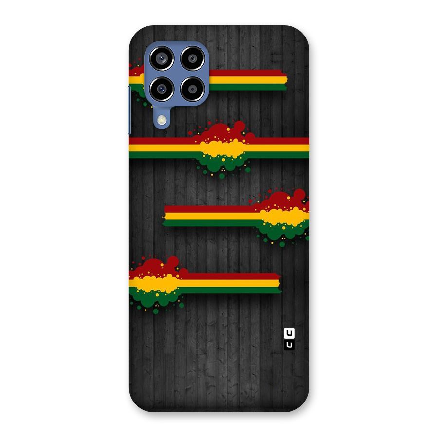 Tricolor Splash Design Back Case for Galaxy M53 5G