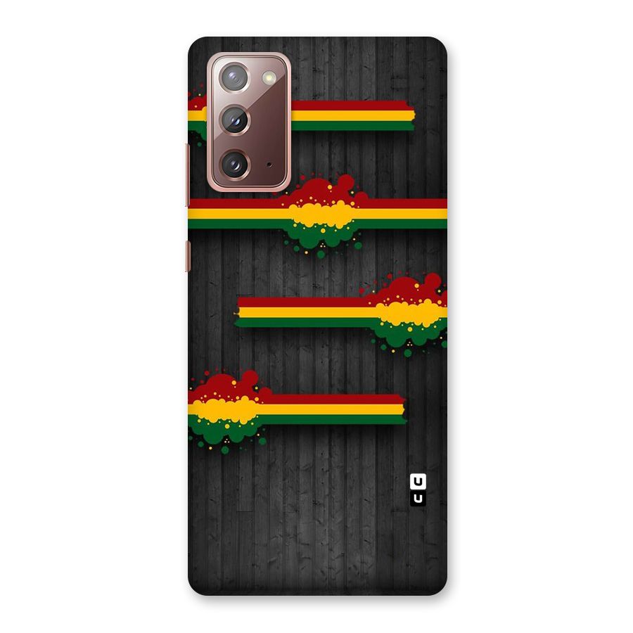 Tricolor Splash Design Back Case for Galaxy Note 20