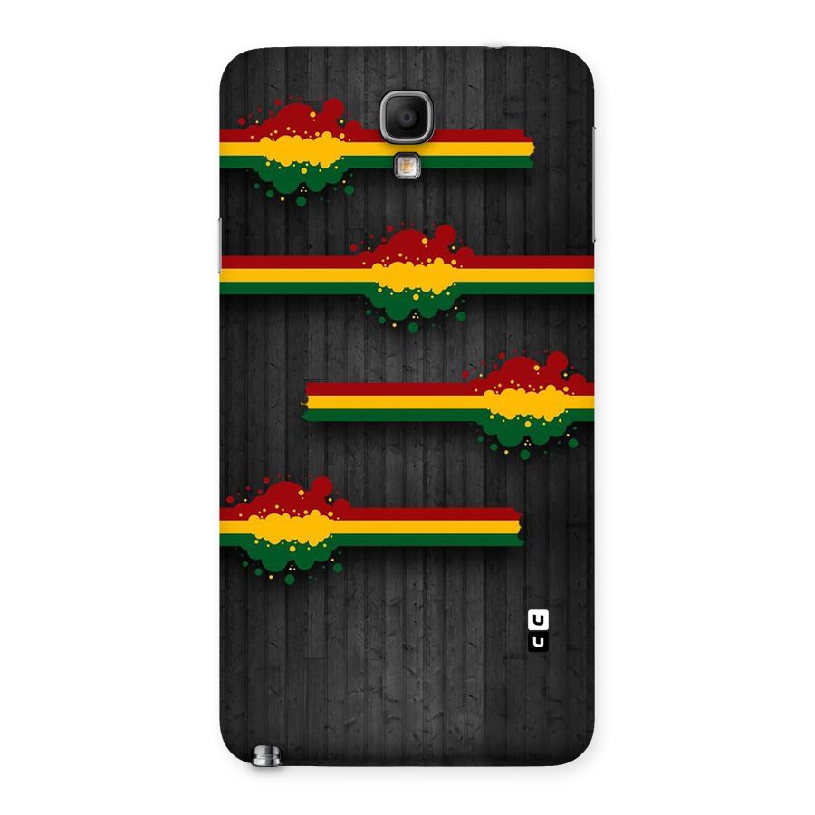 Tricolor Splash Design Back Case for Galaxy Note 3 Neo