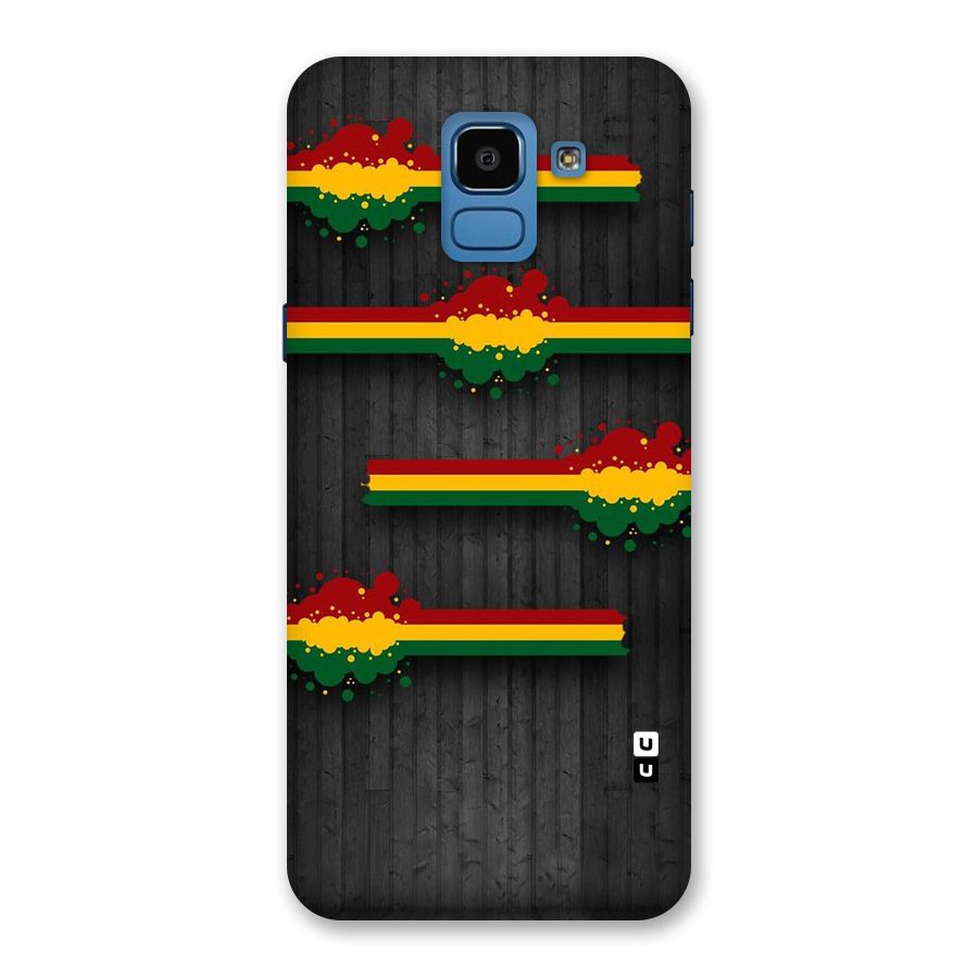 Tricolor Splash Design Back Case for Galaxy On6