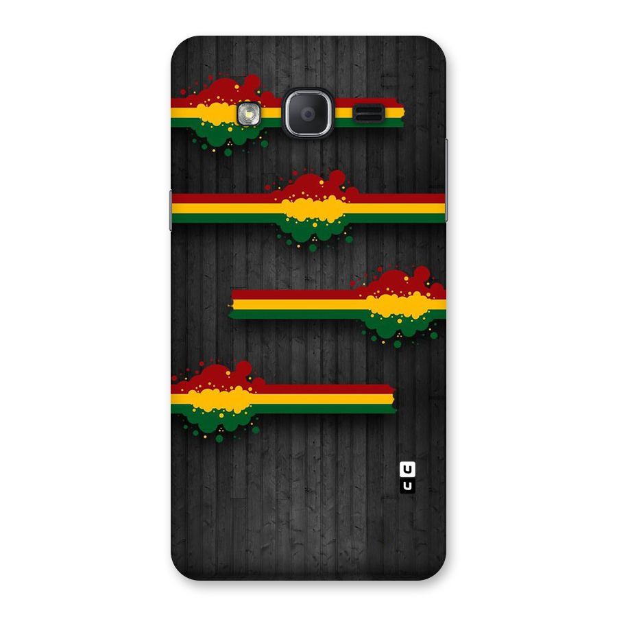 Tricolor Splash Design Back Case for Galaxy On7 2015