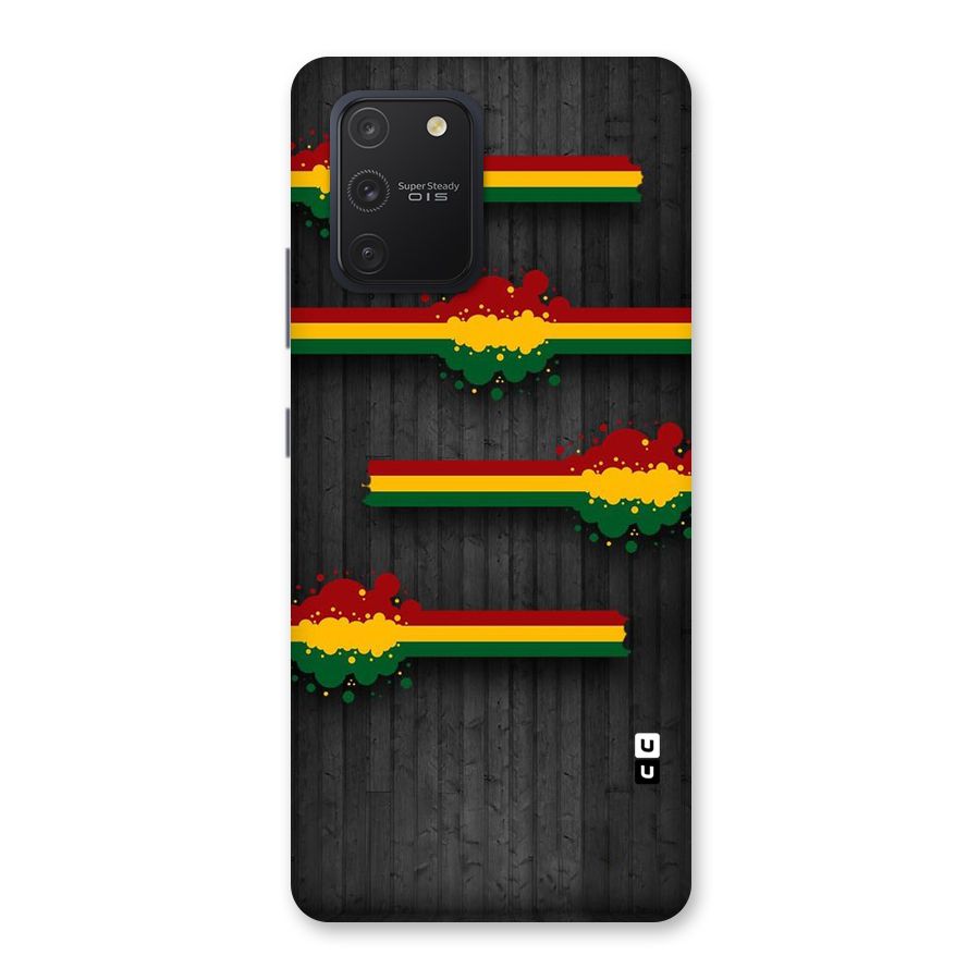 Tricolor Splash Design Back Case for Galaxy S10 Lite