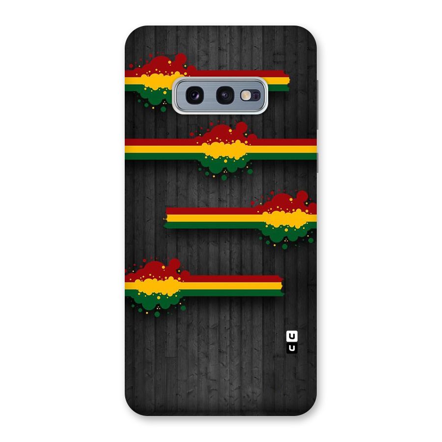 Tricolor Splash Design Back Case for Galaxy S10e