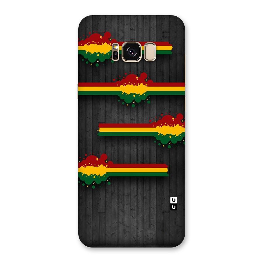 Tricolor Splash Design Back Case for Galaxy S8 Plus