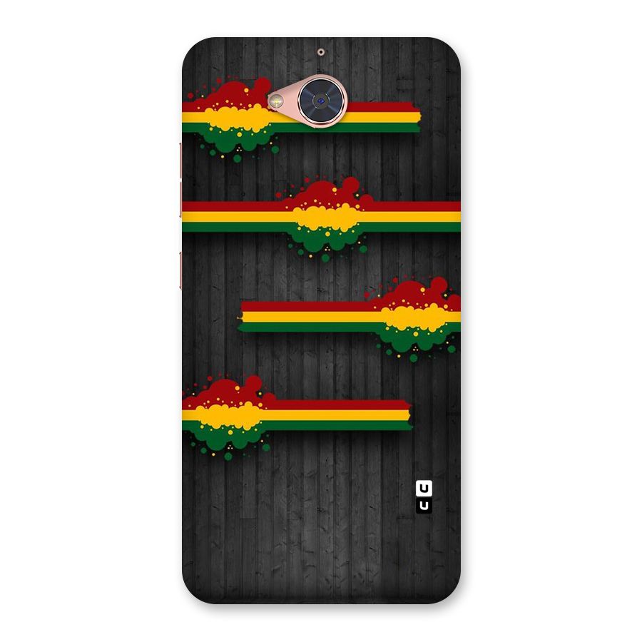 Tricolor Splash Design Back Case for Gionee S6 Pro