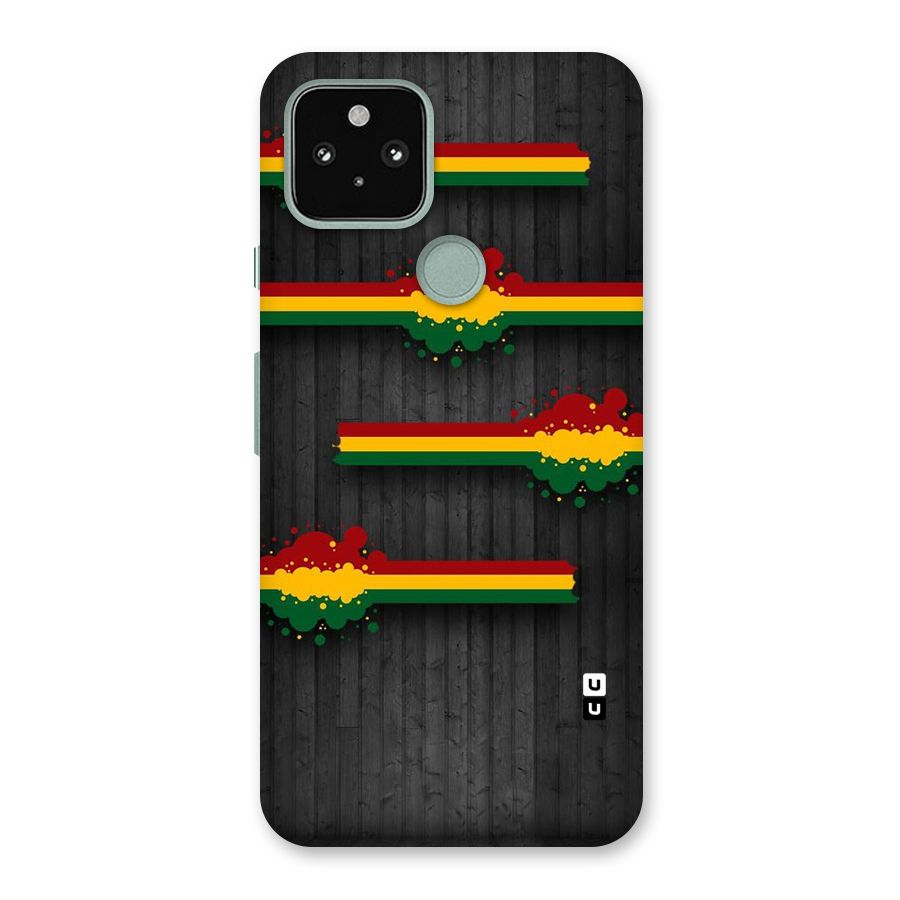 Tricolor Splash Design Back Case for Google Pixel 5