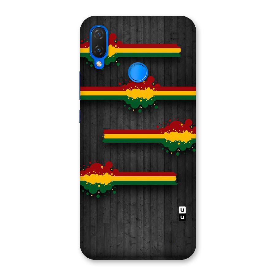 Tricolor Splash Design Back Case for Huawei Nova 3i