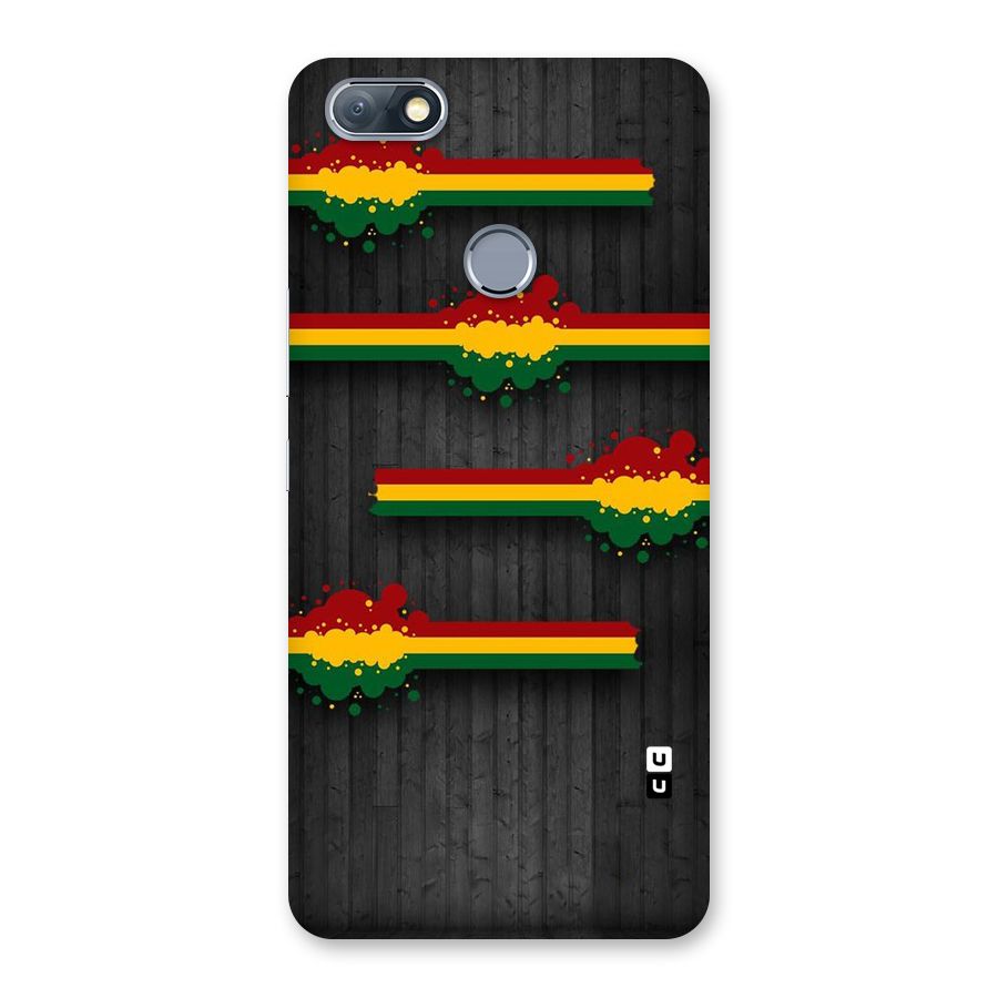 Tricolor Splash Design Back Case for Infinix Note 5