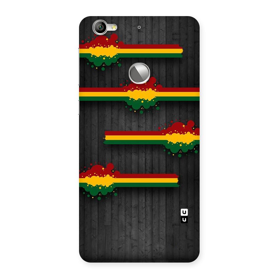 Tricolor Splash Design Back Case for LeTV Le 1s