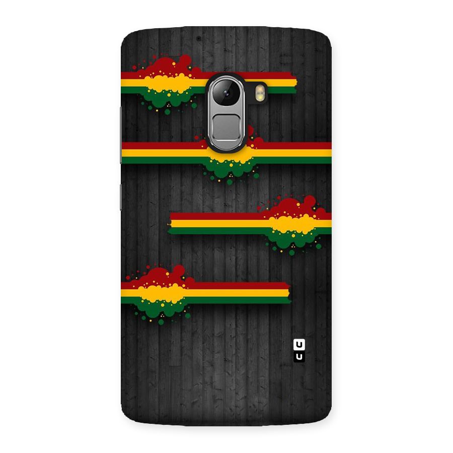 Tricolor Splash Design Back Case for Lenovo K4 Note