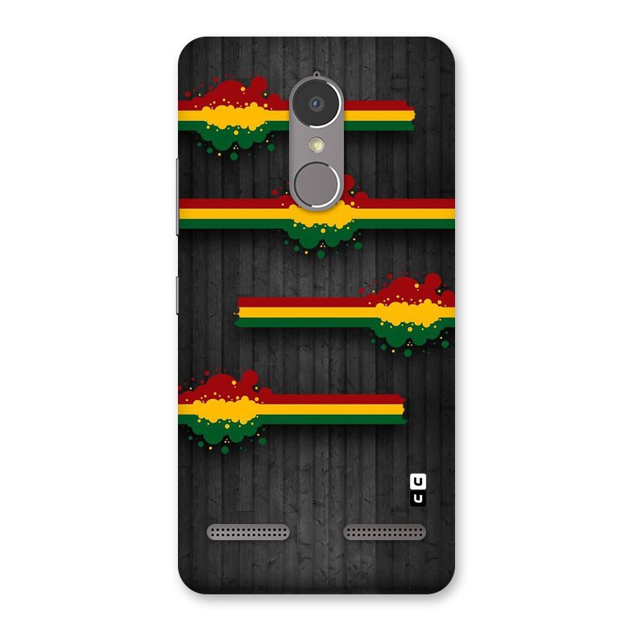 Tricolor Splash Design Back Case for Lenovo K6