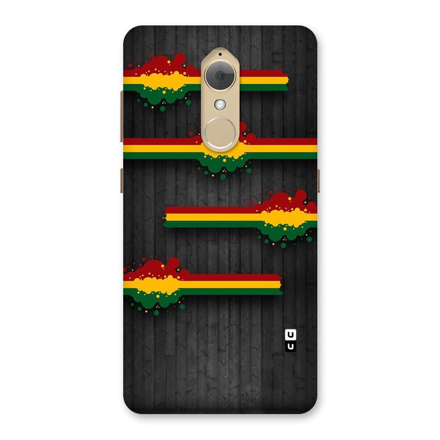 Tricolor Splash Design Back Case for Lenovo K8