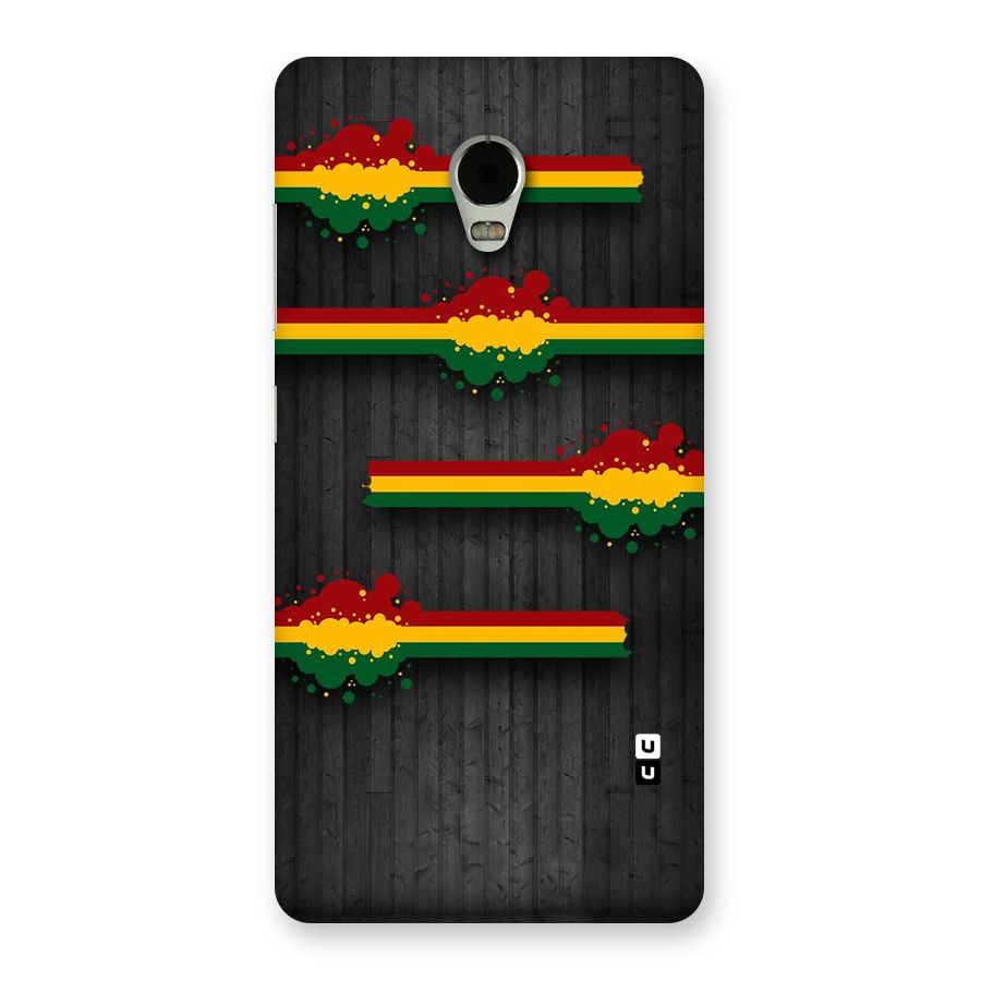 Tricolor Splash Design Back Case for Lenovo Vibe P1