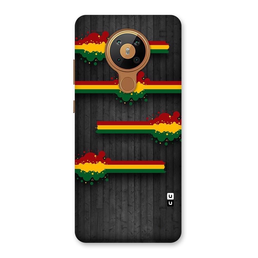 Tricolor Splash Design Back Case for Nokia 5.3