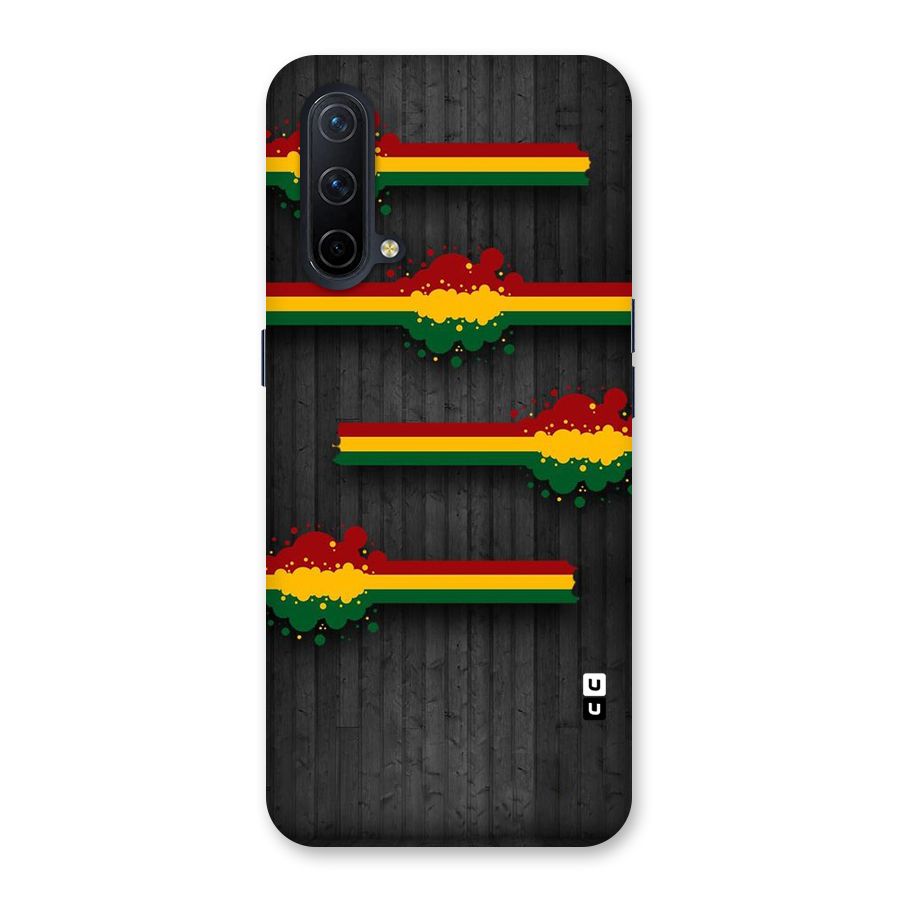 Tricolor Splash Design Back Case for OnePlus Nord CE 5G
