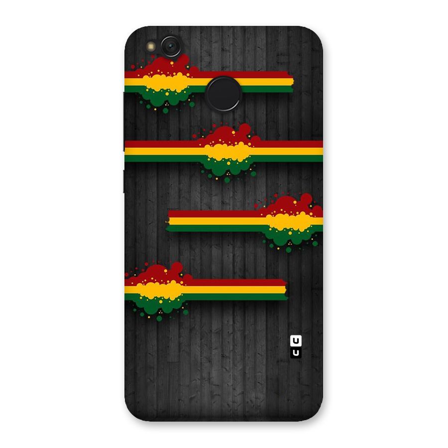 Tricolor Splash Design Back Case for Redmi 4