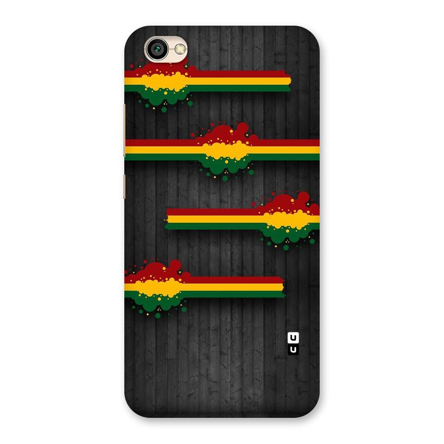 Tricolor Splash Design Back Case for Redmi Y1 Lite