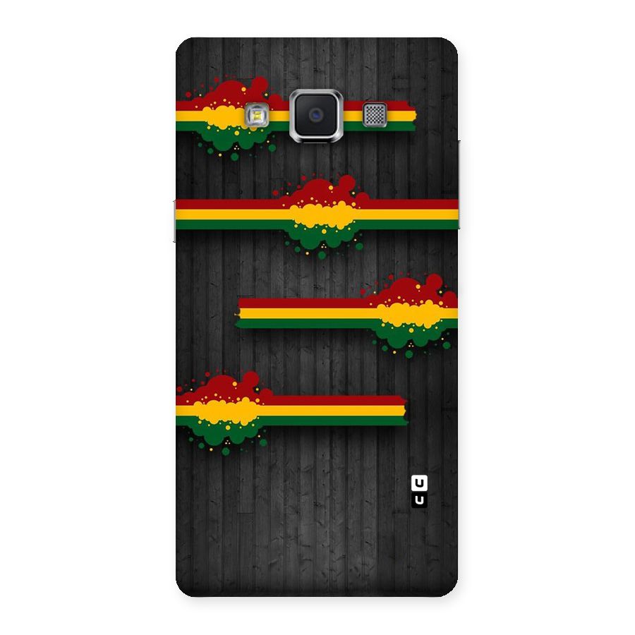 Tricolor Splash Design Back Case for Samsung Galaxy A5