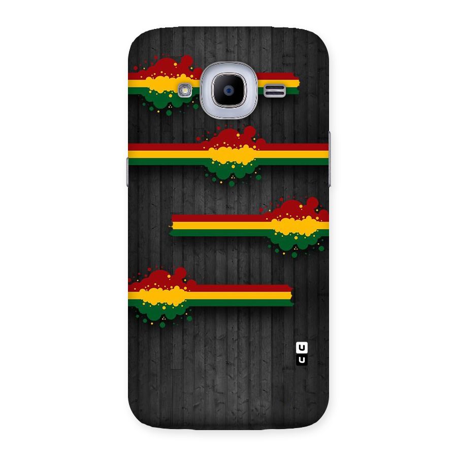 Tricolor Splash Design Back Case for Samsung Galaxy J2 Pro