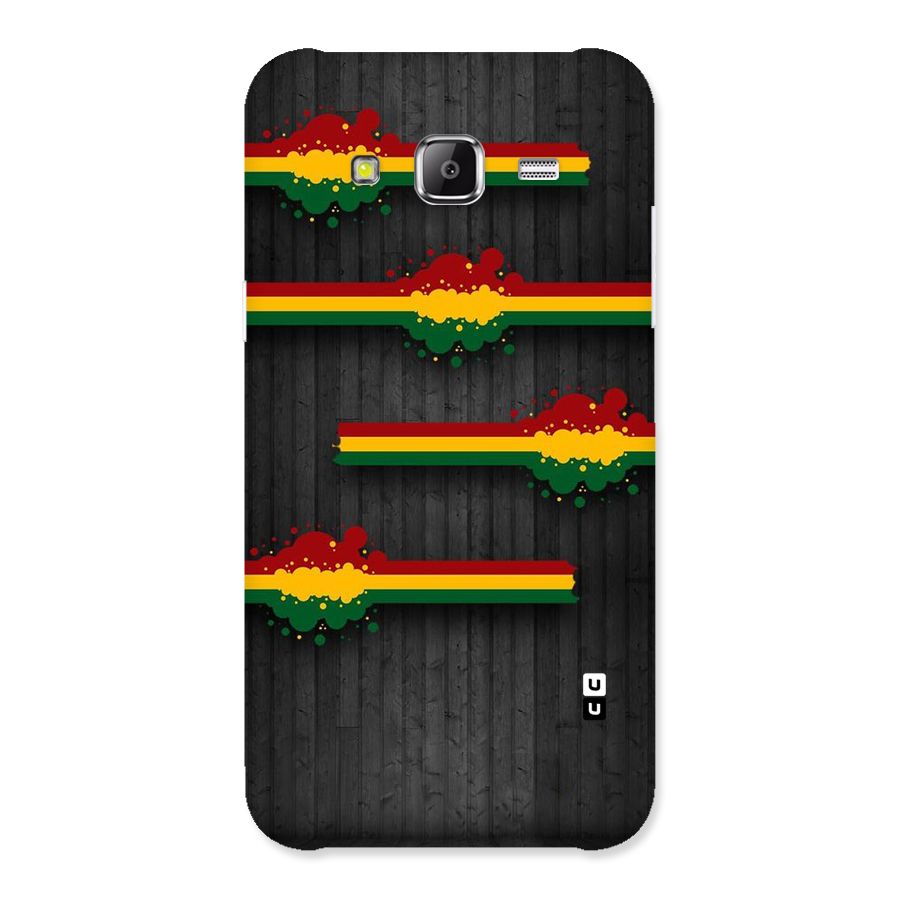 Tricolor Splash Design Back Case for Samsung Galaxy J5