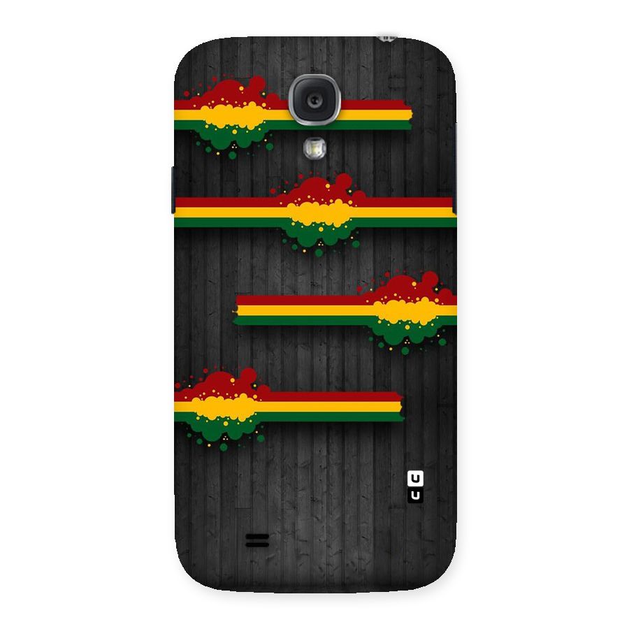 Tricolor Splash Design Back Case for Samsung Galaxy S4