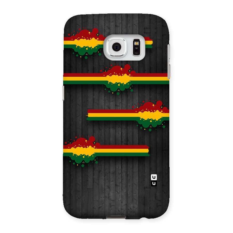 Tricolor Splash Design Back Case for Samsung Galaxy S6