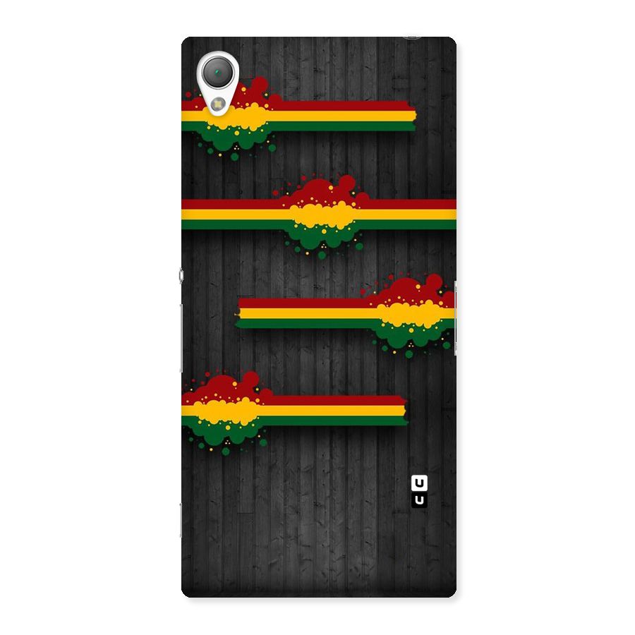 Tricolor Splash Design Back Case for Sony Xperia Z3