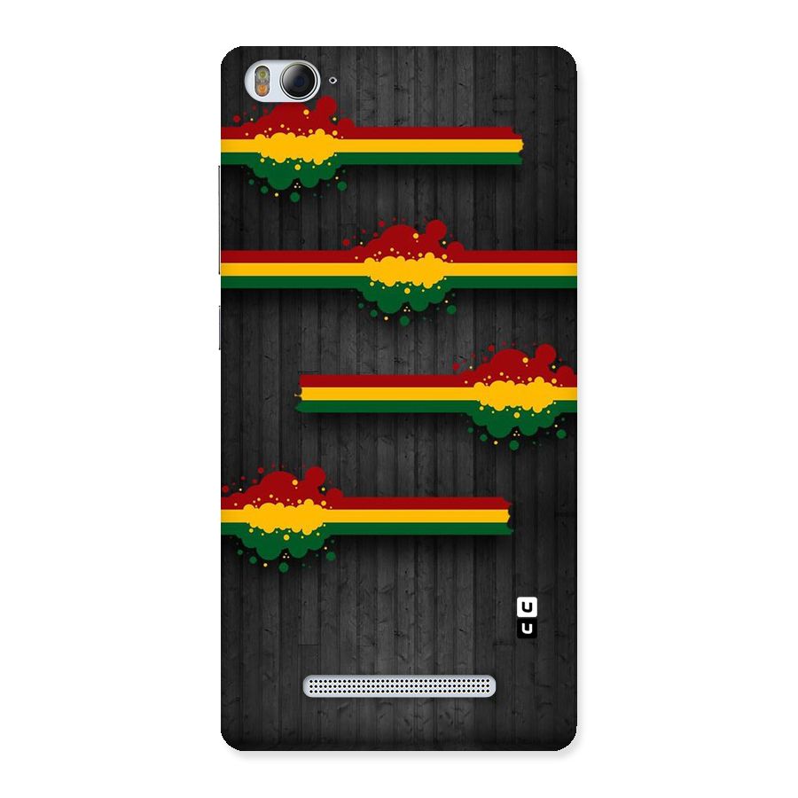Tricolor Splash Design Back Case for Xiaomi Mi4i