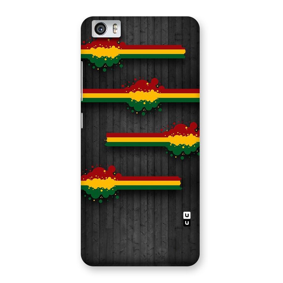Tricolor Splash Design Back Case for Xiaomi Redmi Mi5